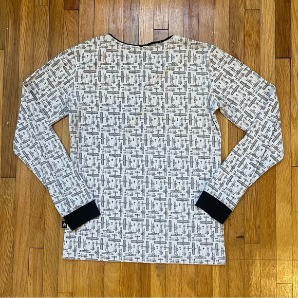 Petit Clair Airplane Pajama Set Boys Size 16 White / Black - Picture 10 of 16